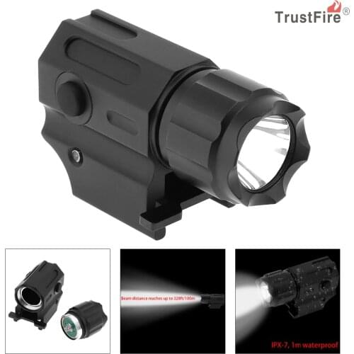TrustFire Waterproof G03 XP-G R5 LED 210LM Handheld Military Weapon Lights Pistol Torch Light Tactical Flashlight with 2 Modes