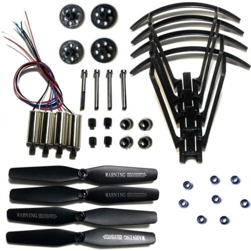 VISUO XS816 XS809W XS809HW XS809 RC Quadcopter Drone Spare Parts Propeller Protection Frame Motor Gears Iron shaft Blade Cover