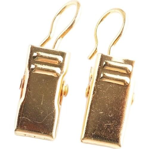 Curtain hook clip Gold Window Shower Metal Drapery Clips Rings Curtain Poles, Tracks & Accessories Drapery Clips Decorative DIY