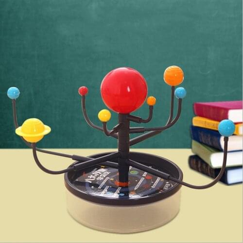 1Set Solar System Nine Planets Model Science Kit DIY Assembly Parent-child Interaction Planetarium Toy Kids Educational Toy