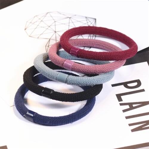 10PCS/Lot Girls Elastic Hair Bands Ponytail Tie Gum Holder Rubber Bands Hair Accessories Women Multicolor Bowknot Hairpins