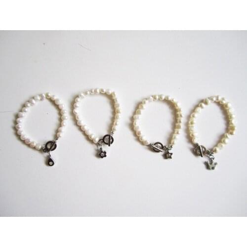 100% nature freshwater pearl bracelet