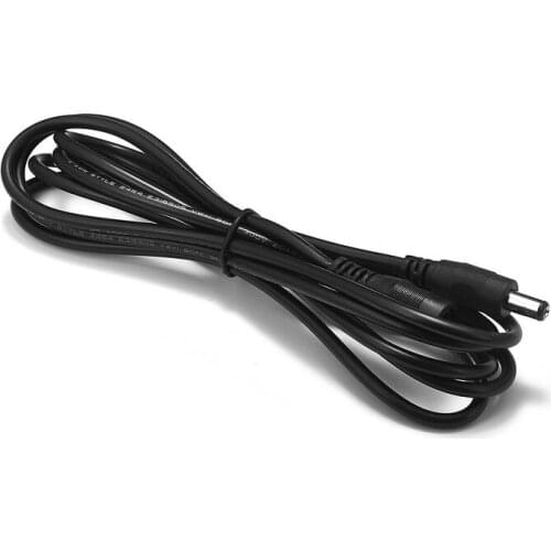 100pcs 5.5mm x 2.1mm DC 12V Jack Connector Power Cable 20AWG 2m 5ft 2.5m 3m Jack Plug DC Cable For Bulb Lamp Lighting Ip Camera