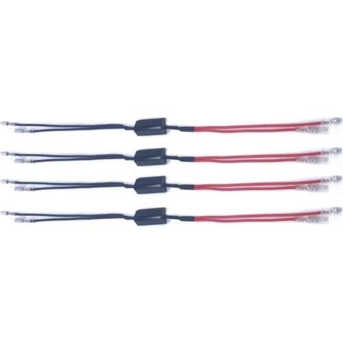 4PCS 10W10Ω Moto Load Decoding Resistor for LED Mini Turn Signal Light Flash Kit F19A