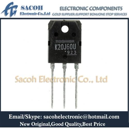 Free Shipping 10Pcs TK20J60U K20J60U TK20J60T K20J60T TO-3P 20A 600V Power MOSFET