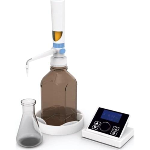 DLab Digital Bottle Top Dispenser dFlow Without Brown reagent bottle, Electronic Titrator 0.01-99.99ml Dragon Lab Lab Kit Tool