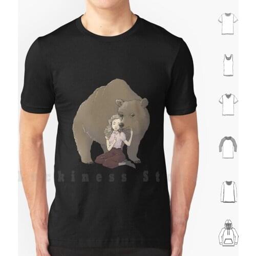 The Bear Spirit Guardian T Shirt 6xl Cotton Cool Tee Totem Animal Animals Cute Animal Bear Pet Pets Cute Animal Lover Paste