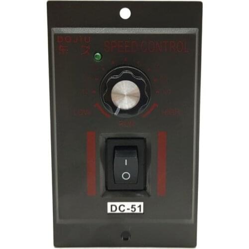 Hugwit DC-51 Governor Output 12V 24V 36V 48V 90V 110V 180V 200V 220V Speed regulator input AC220V DC Motor Speed Controller