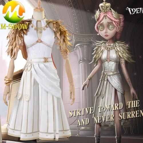 Coordinator Identity V Martha Behamfil Cosplay Costume Dress Upright Judgment Skin Uniform Halloween Fancy Dresses for Adult