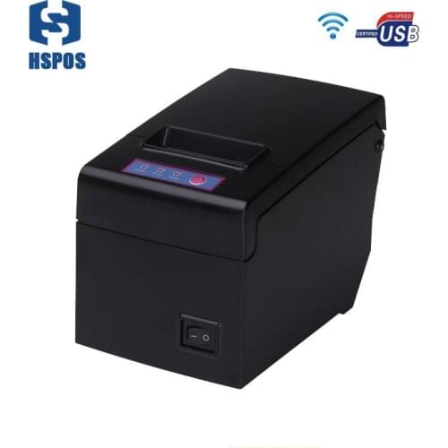 New product 58mm wifi pos printer with 130mm/s high speed printing and support windows10 bitmap download and print HS-E58UW