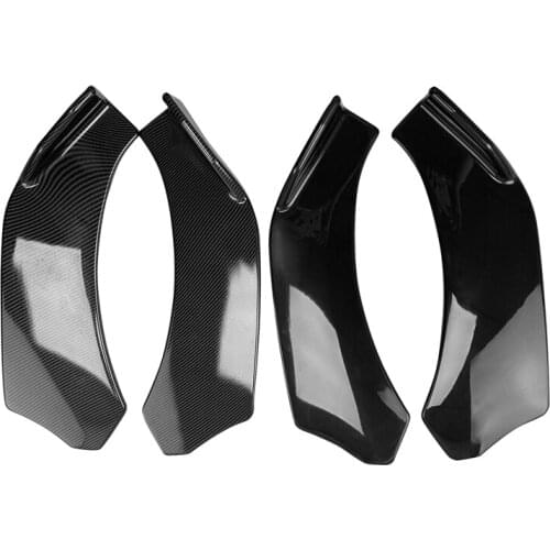 NEW-Universal Spoiler Shovels Front Bumper Deflector Lip Splitter Deflector Scratch Resistant Wing Protection