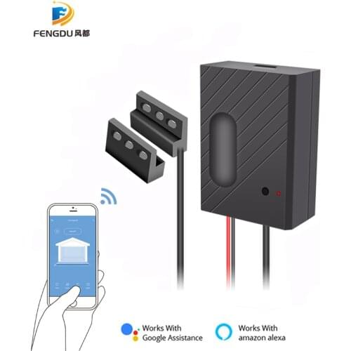 WiFi Switch Smart Garage Door Opener Controller Work With Alexa Google Home eWeLink APP Control Smart Home IOS Android