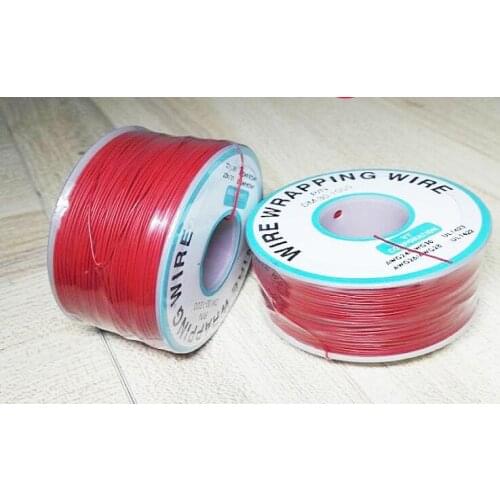 Quality 1roll/250M 30AWG Ok wire 30# jumper wire Flying lead single core tinned copper wire color option