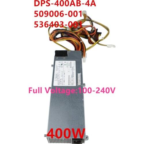 Almost New PSU For HP DL320G6 DL120G6 DL120G7 400W Power Supply DPS-400AB-4 A 509006-001 536403-001