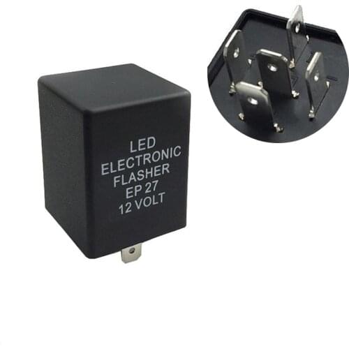 CARPRIE Relays 5-Pin EP27 FL27 LED Flasher Relay Fix For LED Turn Signal Lamps Hyper Flash zz0206 dropship