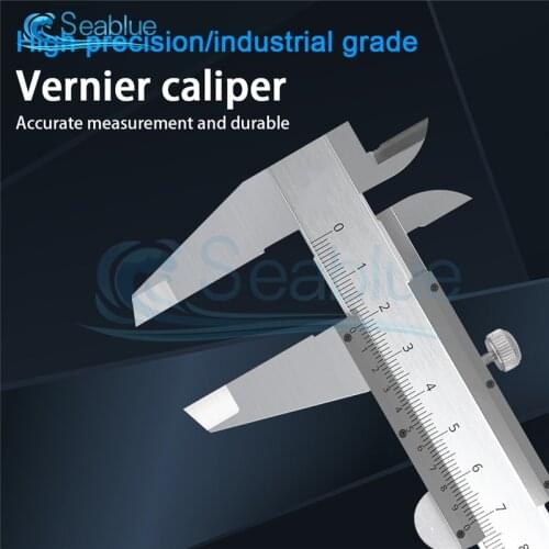High Carbon Steel Vernier Caliper 0.02mm Metal Caliper Measuring Tool 0-150MM/0-200MM/0-300MM
