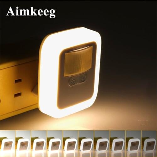 Led Night light motion sensor light PIR wall lamps Cabinet bedroom decor lights Home Staircase Aisle Christmas Decorative Lamp