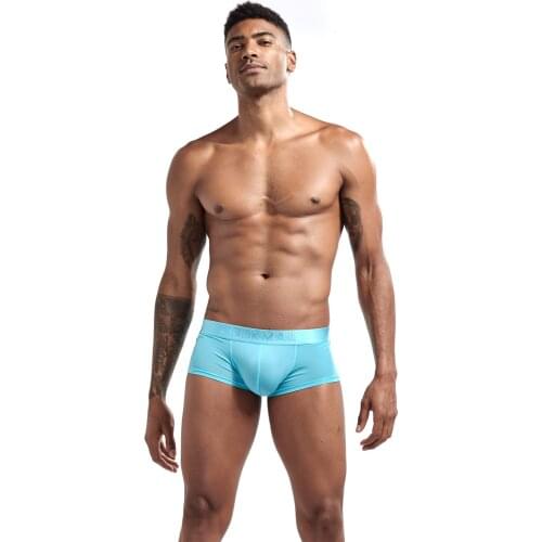 JOCKMAIL belt translucent unmarked mens ice cream panties new creative sexy flat pants