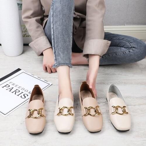 Luxury Solid Loafers Women Soft Shoes Breathable Casual Shoes Womens Flat Shoes Ballet Single Shoes Comfortable Pregnant Shoes