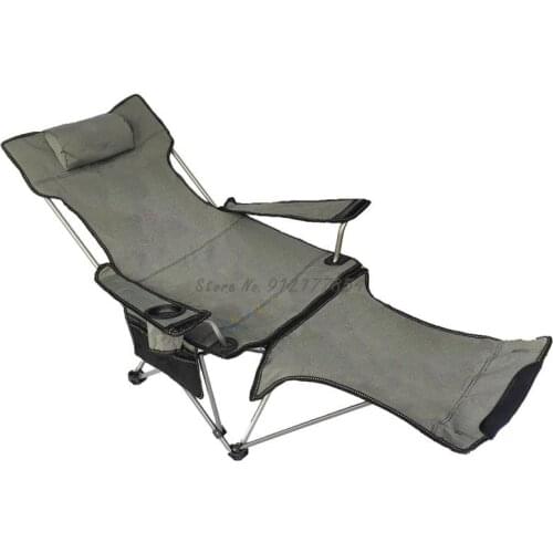 Outdoor Folding Chair Reclining Chair Portable Back Leisure Chair Beach Chair Fishing Chair Family Nap Bed Chair