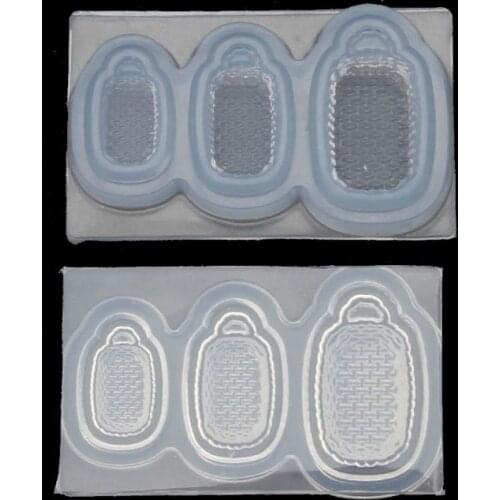 1 Set Mini Square Straw Bowls Box Resin Silicone Molds Epoxy Resin Jewelry Tools J60E