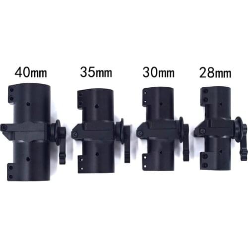 1PC Screw Lock No Virtual Foldable Parts Horizontal Folding Arm D28/30/35/40mm Carbon Tube Clip Connector for RC Plant UAV