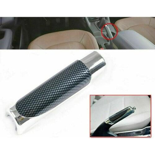 1pcs In-Car Carbon Fiber Style Hand Brake Protector Decoration Cover Car Accessories Interior Accessories