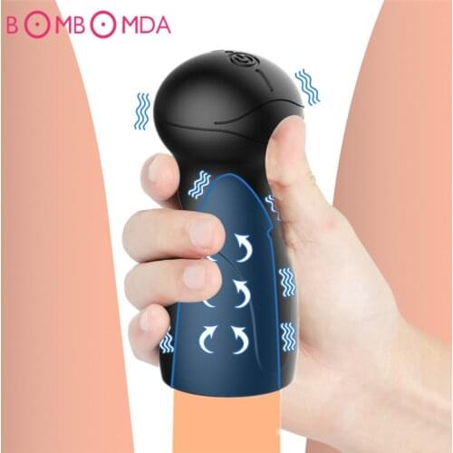 10 modes Penis Delay Trainer Ghost Exerciser Male Masturbator Sex Toys For Men Penis Vibrator Electric Pulse Sex Glans Stimulate