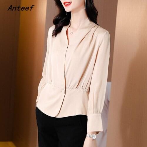 Женские шелковые футболки Anteef China At AliExpress