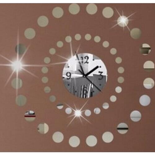 Large Wall Clock Promotion Diy Home Decoration Fashion Quartz Needle Surface of The Wall Stickers Clock Gift
