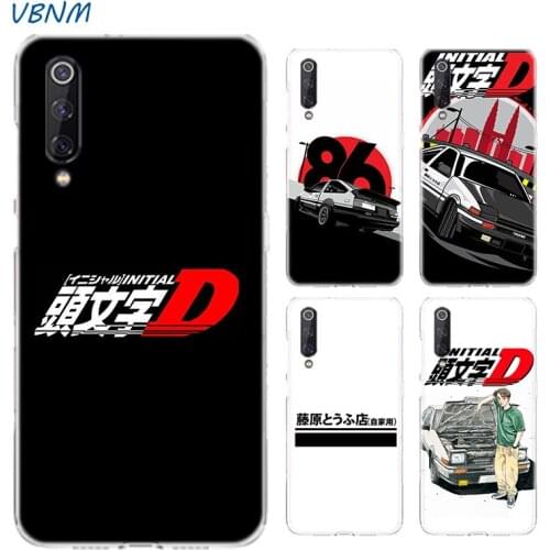 INITIAL D AE86 Amine Case For Xiaomi MI Poco X3 NFC M3 Note 11 10 9 8 lite A3 S2 5X 6X CC9 CC9E 9SE 8SE 9T F1 Cover