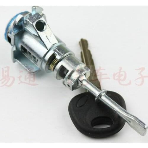 Free Shipping Hyundai Elantr left door Lock Auto Car Practice Lock Cylinder With Black Car Key Locksmith Tools Training Car Lock