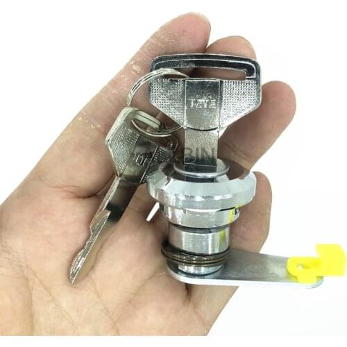 For Kobelco SK Hyundai Hitachi ZX Sumitomo Komatsu PC Excavator Cab door catch lock cylinder Exhaust Valve Excavator Accessories