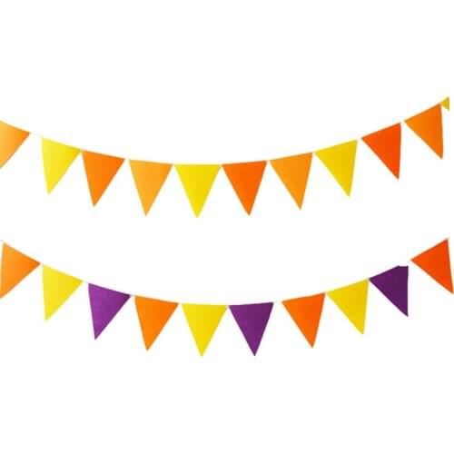 4M 12Flags banderines de tela Bunting Pennant Party Decoration Banne Wedding Garland Decoration Party Supplie vlaggenlijn stof