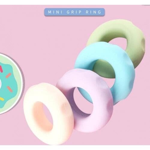 Gmarty 5-35LB Fitness Hand Gripper Silicone Resistance Strength Trainer Exerciser Hand Grip Ring Power Training Gym Equipment