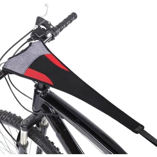 Black Bicycle Bike Sweatband Bike Sweat-proof Training Tape Cycling Trainer Sweat Net Frame Protection Bicycle Accessories