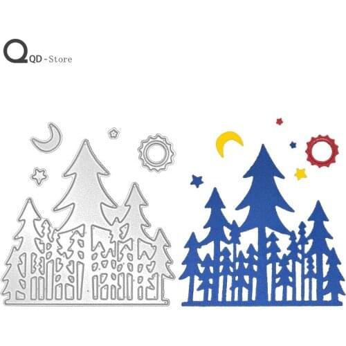Magic Forest Metal Cutting Dies Scrapbooking Handmade Tools DIY Card Make Mould Model Craft Decoration New 2021 Wholesale