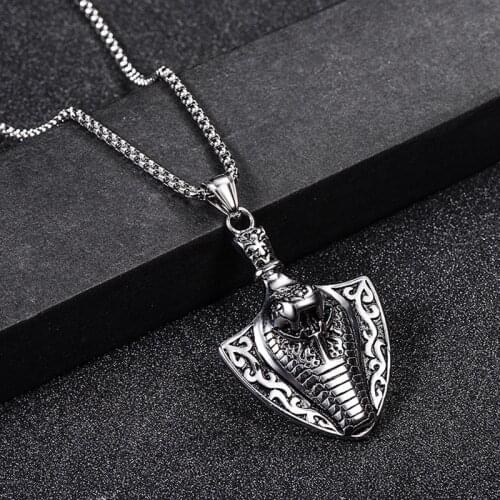 Gothic Personality Punk Cool Snake Mens Necklace