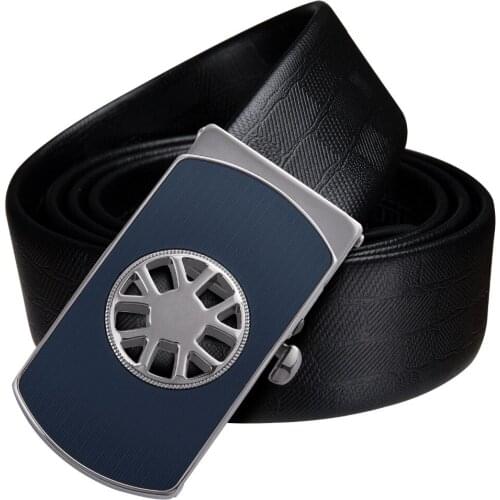 100% Real Cowskin Belt For Men Leather Mens Belt 110cm-160cm Strap Top Quality Automatic Buckle Male Belt For Business DK-2000