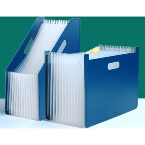 A4 desk folder file paper storage box multi-layer extension box school office supplies large capacity