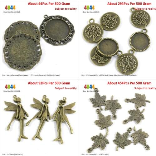 Jewelry Making Charms Wholesale Suppliers Round Cabochon Blank Base Life String Oak 14MM Angel Elfin Maple Leaves Leaf