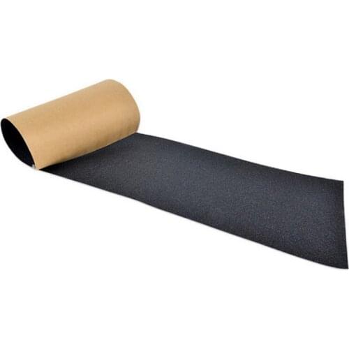 Perforated Skateboard Deck Grip Tape Skateboard Sand Paper Tape Griptape Black Skate Scooter Sandpaper Sticker