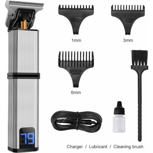 Professional Men Hair Cutting Machine Beard Barber Hair Cut USB Electric Hair Clippers Rechargeable Shaver Beard Trimmer