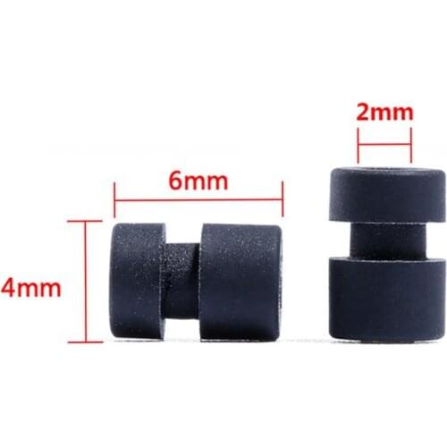 1pack of 10PCS M2*4 M2 Anti-Vibration Washer Rubber Damping Ball for Flight Controller RC Drone Accessory Black Color Optional