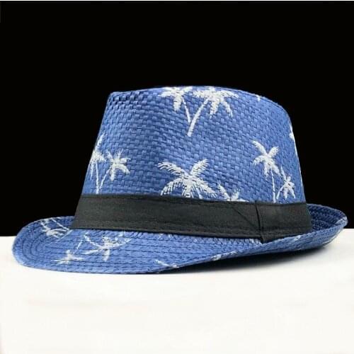 Straw Sun Hat For Men Summer Sweet Retro Kid Straw Hats Beach Panama Hat Chapeu Feminino Fedoras Boy Sun Hats