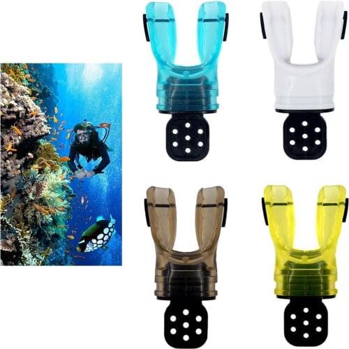 Universal Silicone Scuba Diving Swimming Bite Mouthpiece Moldable Octopus Regulators Snorkels Underwater Accessories