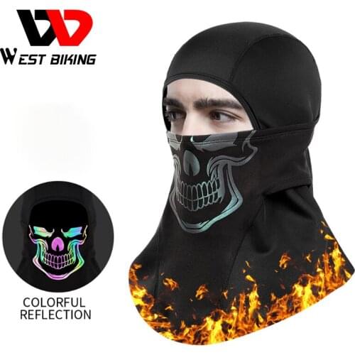 WEST BIKING Winter Cycling Headwear Sport Caps Thermal Fleece Cycling Helmet Hat MTB Bike Running Skiing Motocycle Bicycle Caps