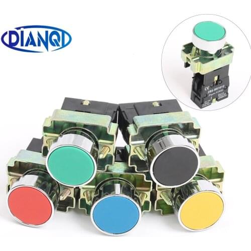 XB2-BZ42 BZ21 BZ31 BZ51 BZ61 Latching self-Reset flat push button switch NO/NC 22mm