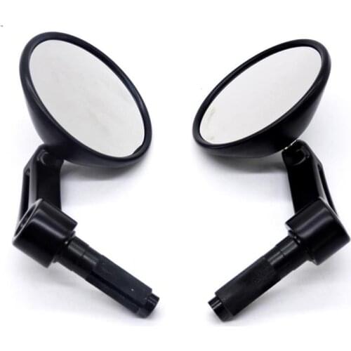 2Pcs Universal 7/8" 22mm Bar End Rear Mirrors Motorcycle Accessories Motorbike Scooters Rearview Mirror Side View Mirrors