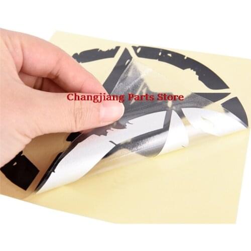 1Pc 2 Colors 15cm*15cm ARMY Star Graphic Decals Motorcycle Car Stickers Vinyl Car-styling